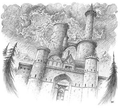 Castle Ravenloft por Ralph Horsley
