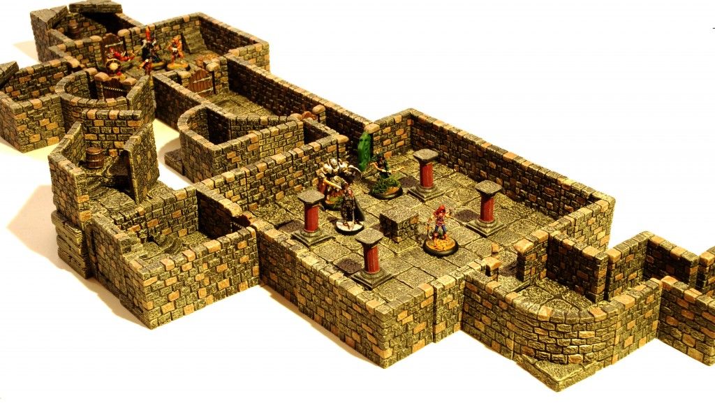 Dungeon con Dwarven Tiles (detalle)
