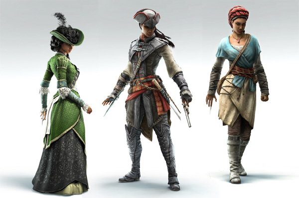 Assassins-Creed-III-Liberation-Aveline-All-Disguises