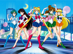 Sailor Senshi en la versión de la serie de 1992